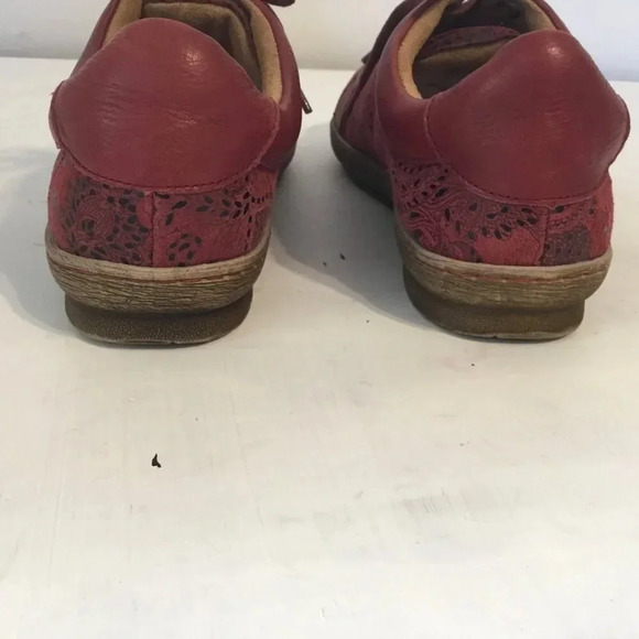 NWOT  Comfortiva Caledonia Memory foam Russet Red leather Women's Shoes Sz 9 M - Picture 9 of 12